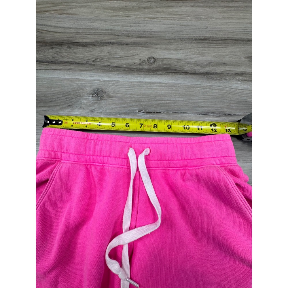 Y2K PINK Victoria's Secret Jogger Sweatpants Pink WMNS XS White Logo Barbiecore - Picture 9 of 13
